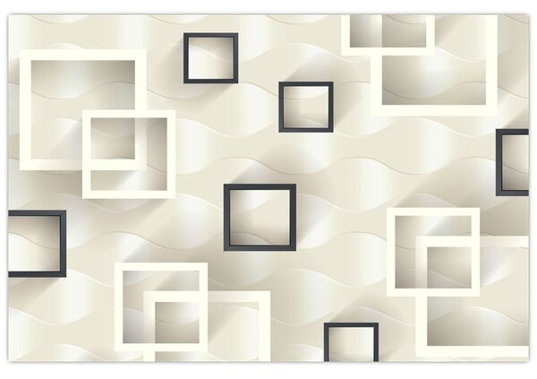 Tablou geometric abstract (90x60 cm)