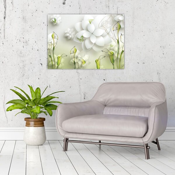 Tablou cu flori (70x50 cm)