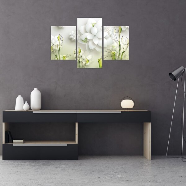 Tablou cu flori (90x60 cm)