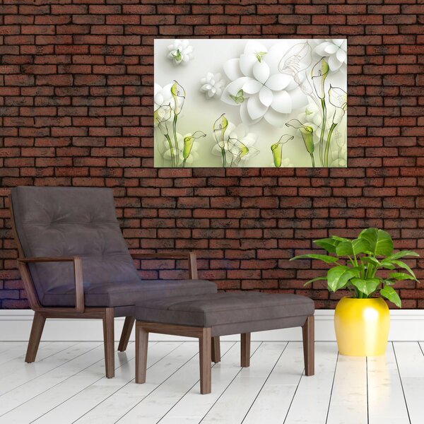 Tablou cu flori (90x60 cm)