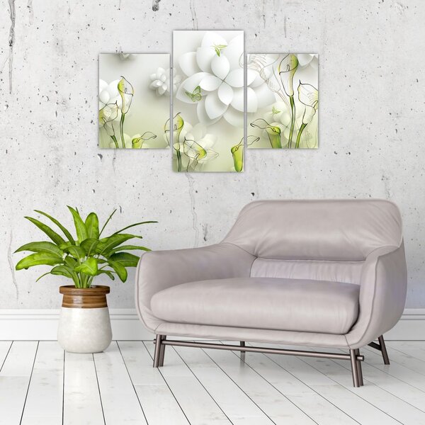 Tablou cu flori (90x60 cm)