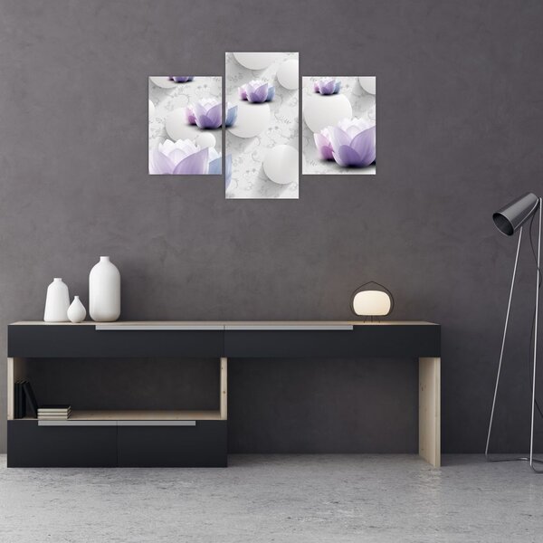 Tablou cu flori (90x60 cm)