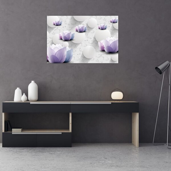 Tablou cu flori (90x60 cm)