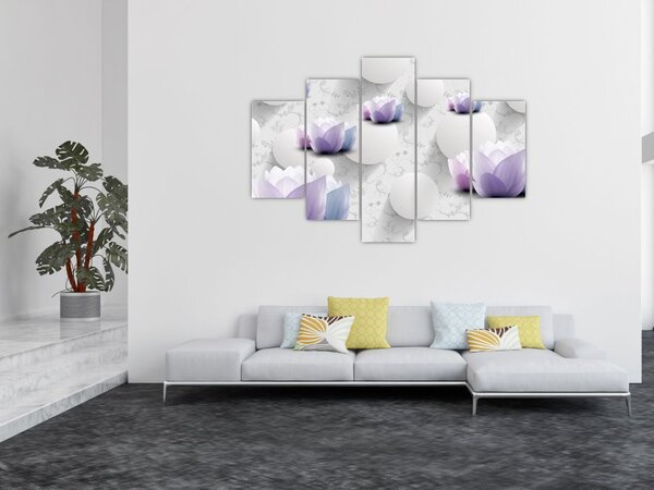 Tablou cu flori (150x105 cm)