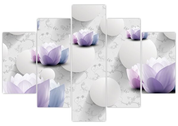Tablou cu flori (150x105 cm)