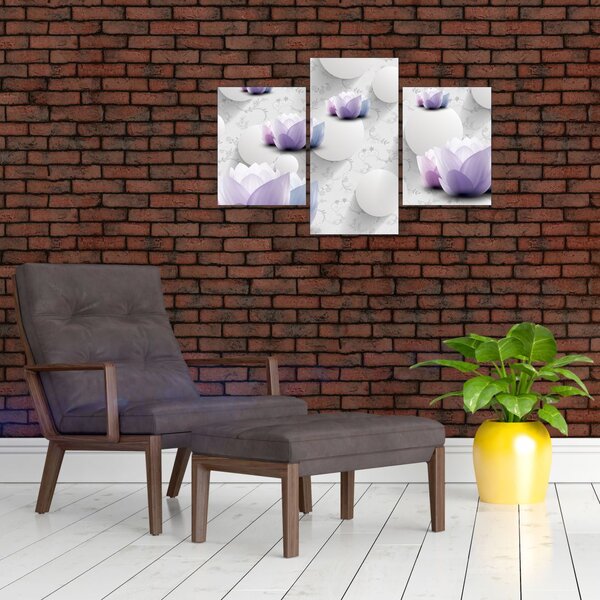 Tablou cu flori (90x60 cm)