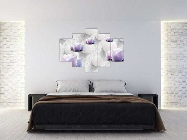 Tablou cu flori (150x105 cm)