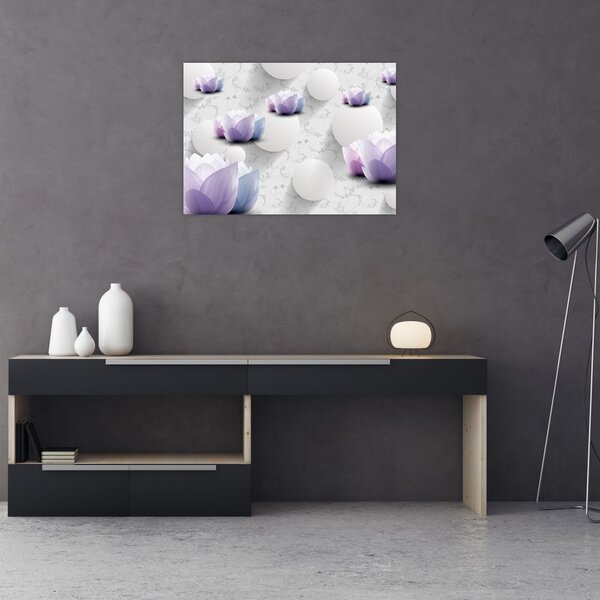 Tablou cu flori (70x50 cm)