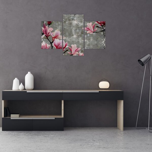 Tablou cu flori (90x60 cm)