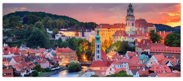 Tablou - Český Krumlov (120x50 cm)