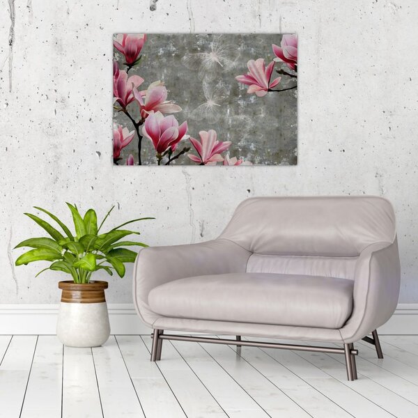 Tablou cu flori (70x50 cm)
