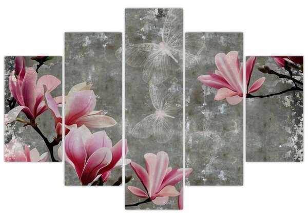 Tablou cu flori (150x105 cm)