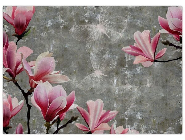 Tablou cu flori (70x50 cm)