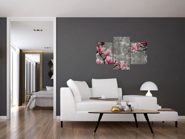 Tablou cu flori (90x60 cm)
