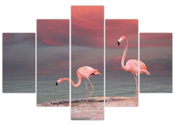 Tablou - Flamingo (150x105 cm)