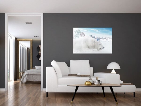 Tablou - Urs polar (90x60 cm)