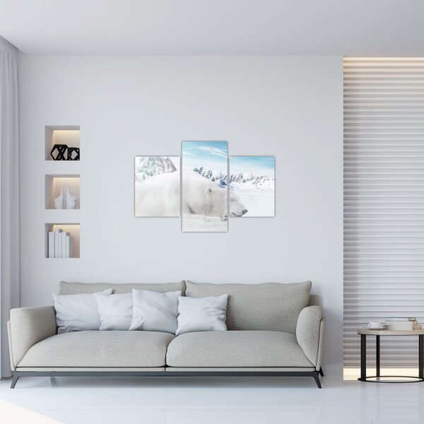 Tablou - Urs polar (90x60 cm)