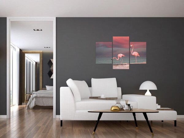 Tablou - Flamingo (90x60 cm)