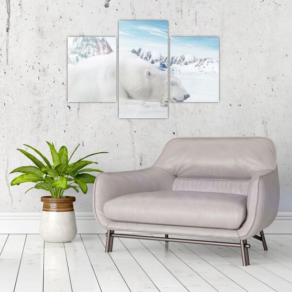 Tablou - Urs polar (90x60 cm)
