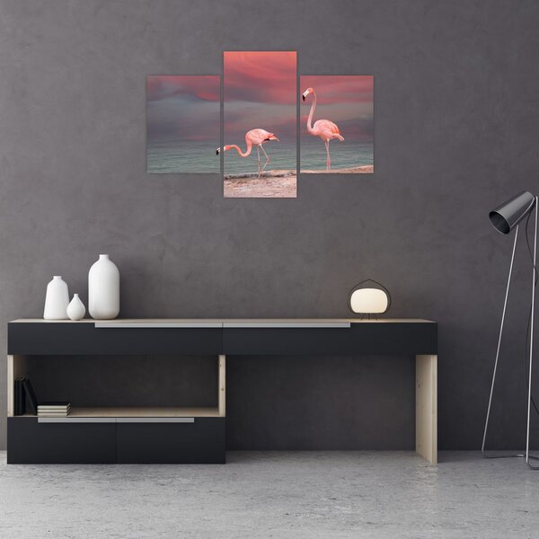 Tablou - Flamingo (90x60 cm)