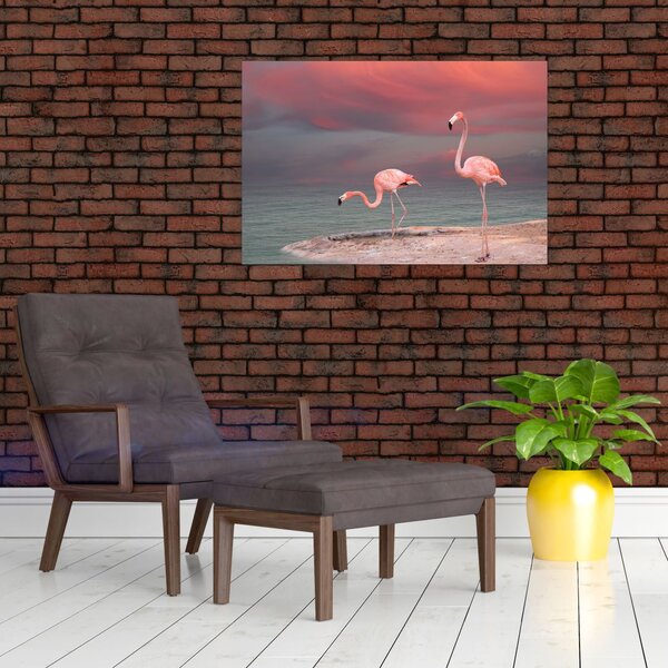 Tablou - Flamingo (90x60 cm)