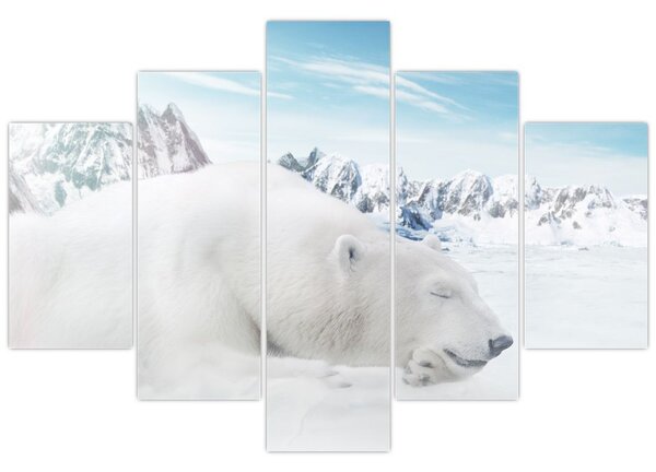 Tablou - Urs polar (150x105 cm)