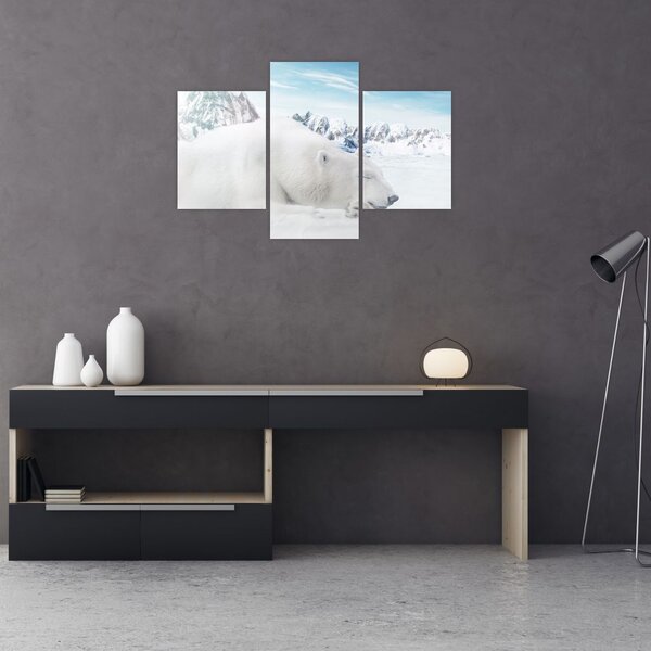 Tablou - Urs polar (90x60 cm)