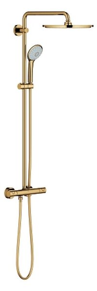 Grohe Euphoria set de duș perete cu termostat cu duș de ploaie Cool Sunrise 26075GL0