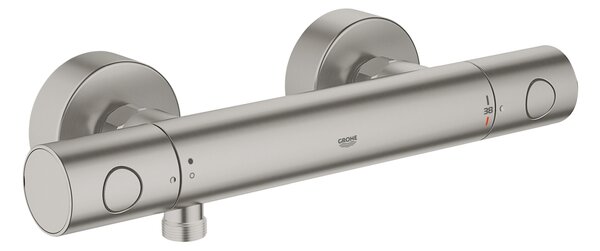 Grohe Grohtherm 1000 Cosmopolitan M baterie de duș perete cu termostat SuperSteel 34065DC2