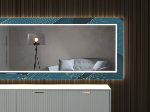 Oglindă LED cu decor D23