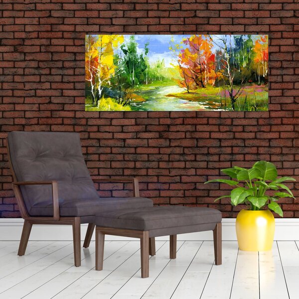 Tablou - Peisaj - pictură (120x50 cm)