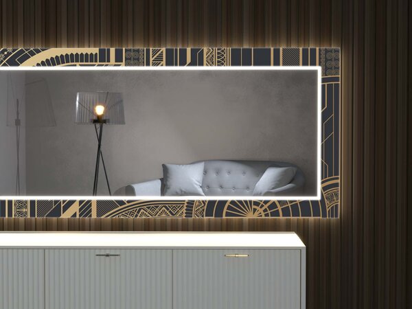 Oglindă LED cu decor D21
