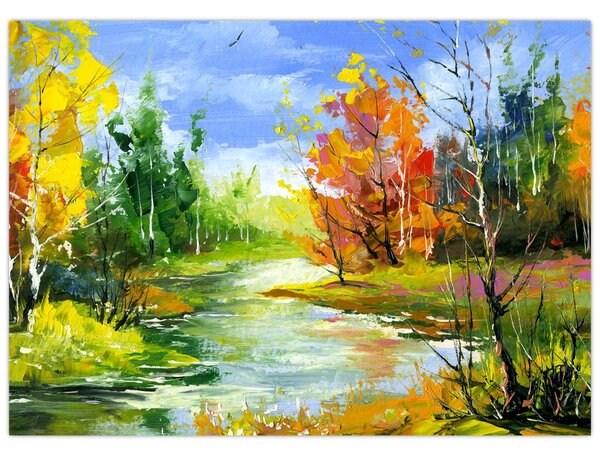Tablou - Peisaj - pictură (70x50 cm)