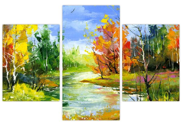 Tablou - Peisaj - pictură (90x60 cm)