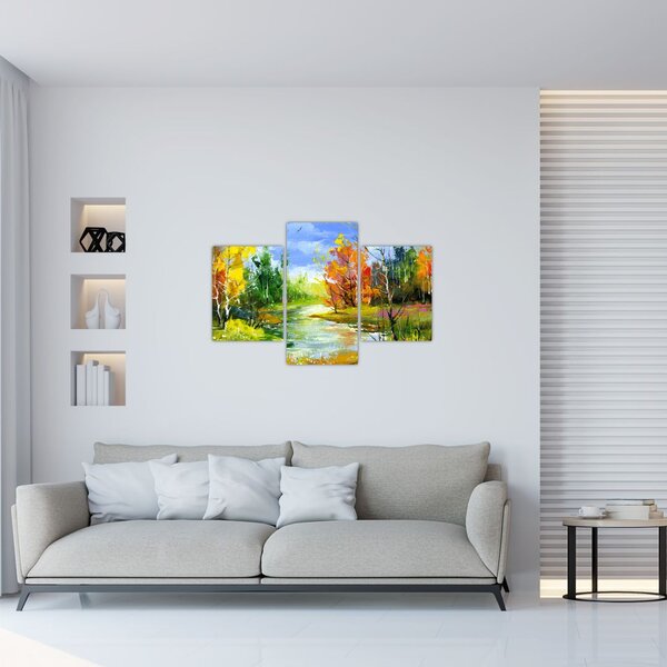 Tablou - Peisaj - pictură (90x60 cm)