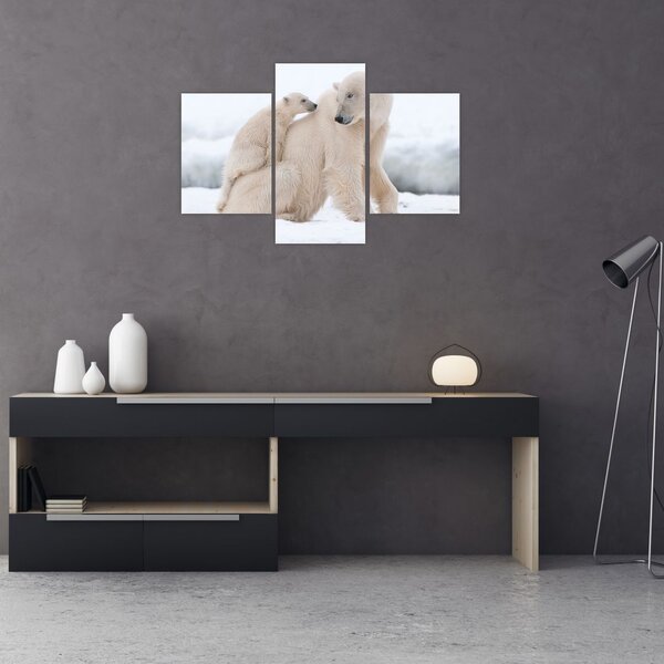 Tablou - Urs polar (90x60 cm)