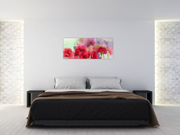 Tablou - Maci (120x50 cm)