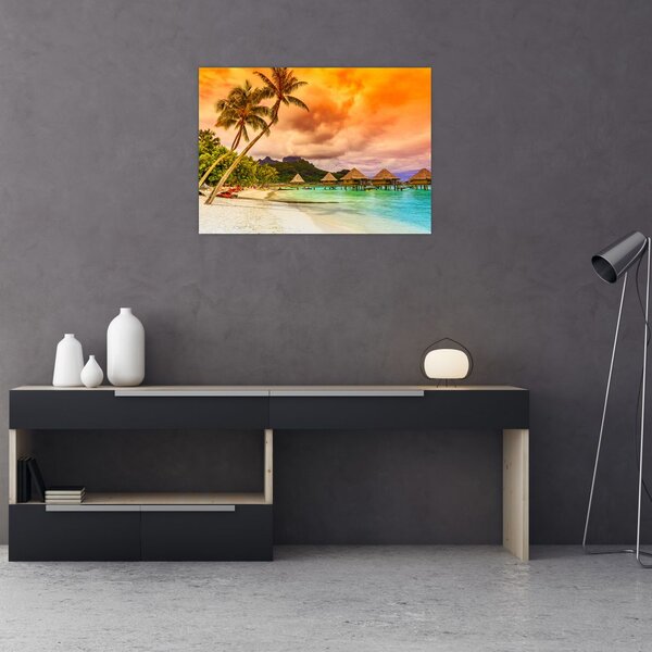 Tablou - Insula Bora Bora (70x50 cm)