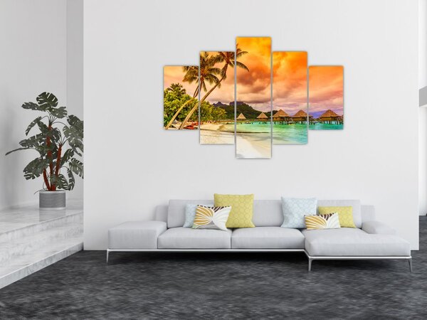 Tablou - Insula Bora Bora (150x105 cm)