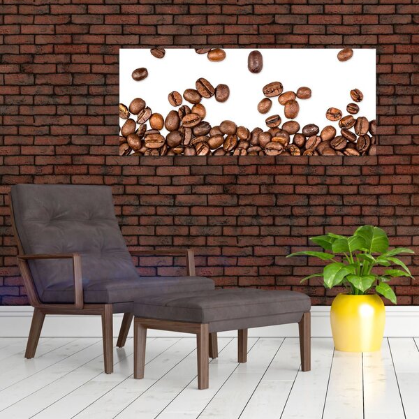 Tablou - Boabe de cafea (120x50 cm)