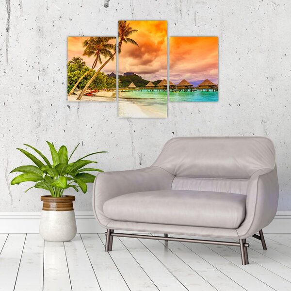 Tablou - Insula Bora Bora (90x60 cm)
