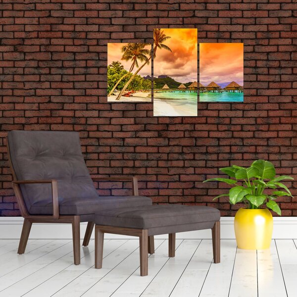 Tablou - Insula Bora Bora (90x60 cm)