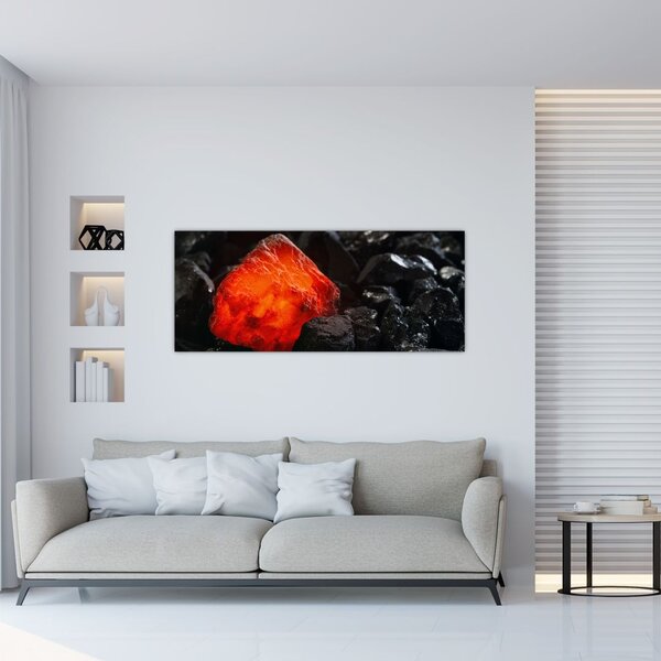 Tablou - Mineral strălucitor (120x50 cm)