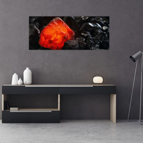 Tablou - Mineral strălucitor (120x50 cm)