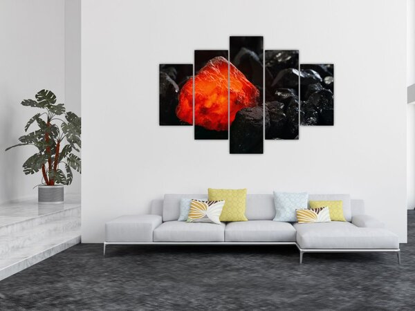 Tablou - Mineral strălucitor (150x105 cm)