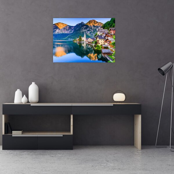 Tablou - Sat alpin (70x50 cm)