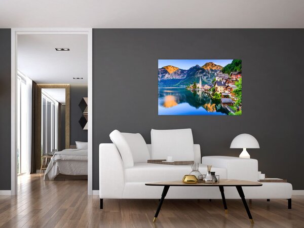 Tablou - Sat alpin (90x60 cm)