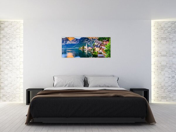 Tablou - Sat alpin (120x50 cm)