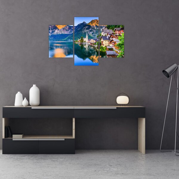 Tablou - Sat alpin (90x60 cm)