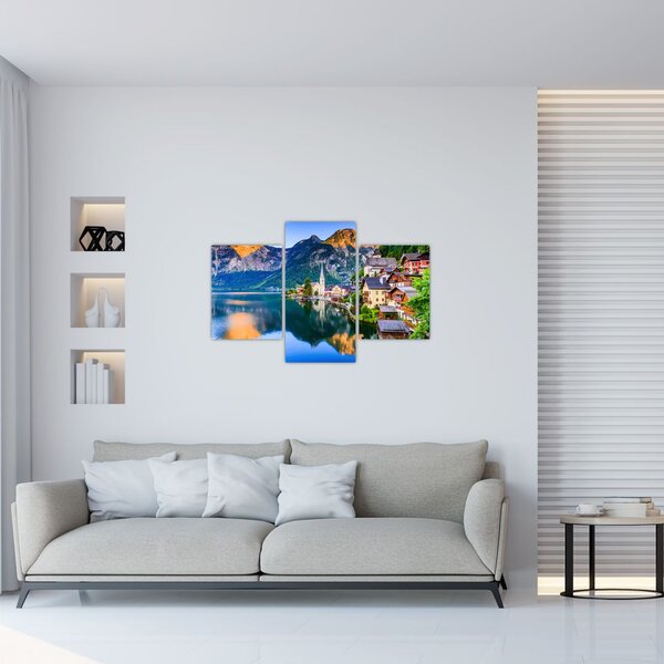 Tablou - Sat alpin (90x60 cm)
